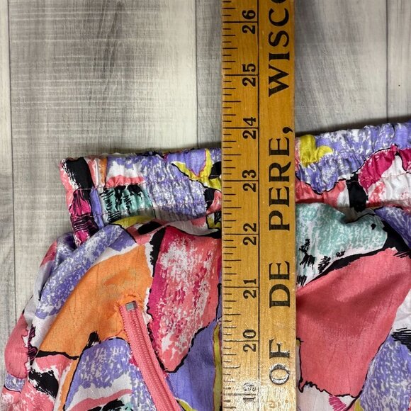 ✅Womens L VTG Lavon Nylon Track Suit Lined Jacket & Pants Set Multicolor 80s 90s - Picture 5 of 15